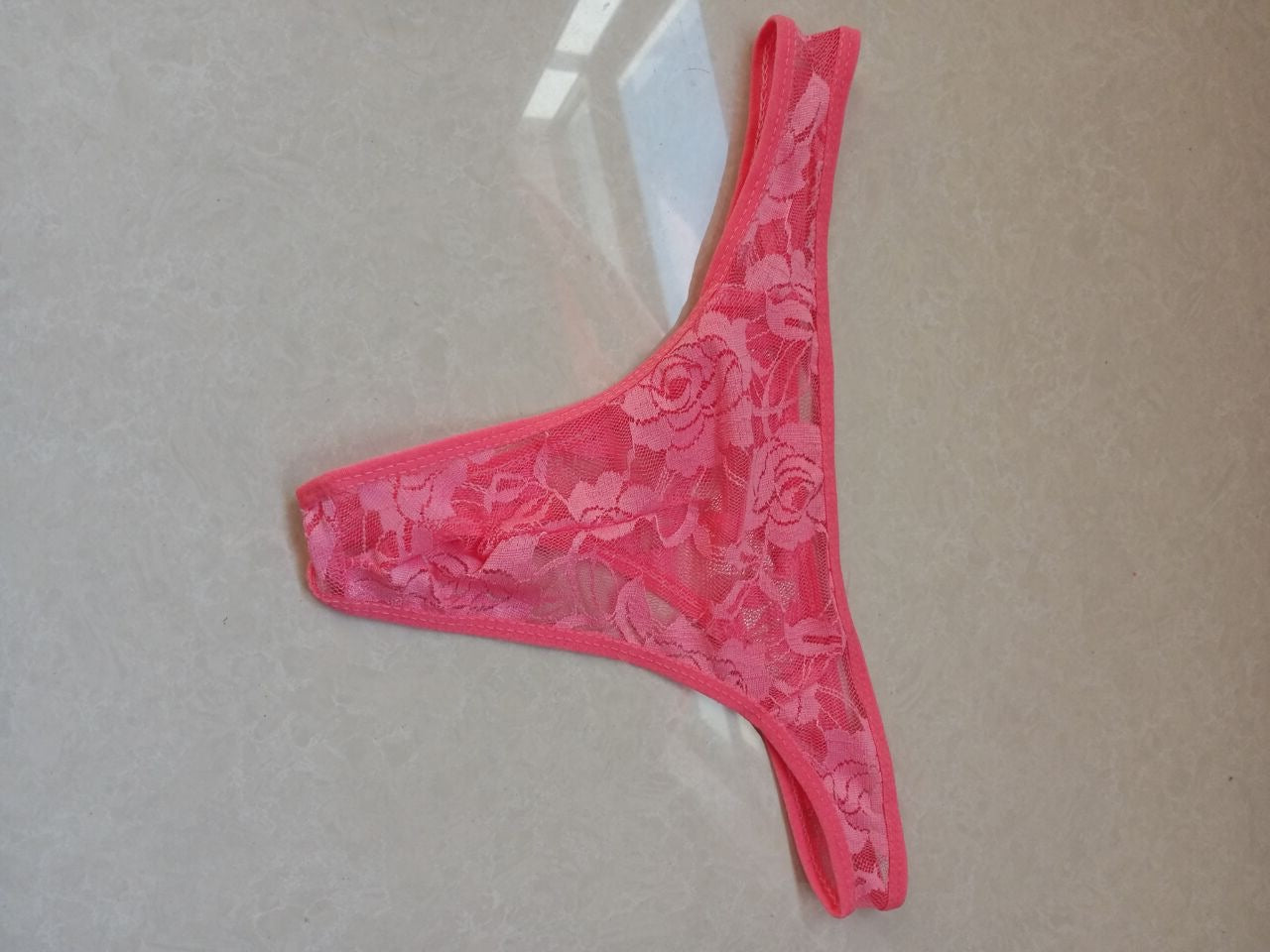 Image of Foreign trade sources men’s passionate thongs low-waisted transparent sexy T-lines GAY comrades provocative panties